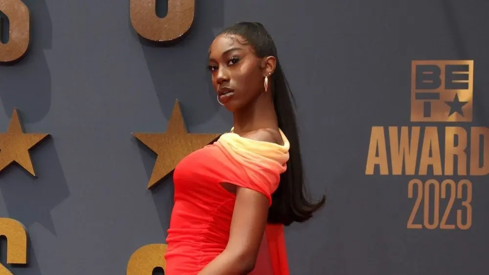 Flo Milli at the 2023 BET Awards Arrivals at the Microsoft Theater on June 25^ 2023 in Los Angeles^ CA