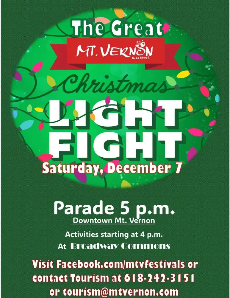 The Great Christmas Light Fight Parade in Mt. Vernon