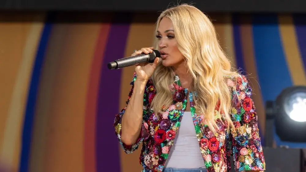 Carrie Underwood performs during GMA concert at Central Park in New York on August 2^ 2024