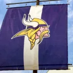 Minnesota Vikings practice facility and flag. The Minnesota Vikings are a professional American football team based in Minneapolis^ Minnesota. EDEN PRAIRIE^ MN/USA - August 13^ 2015