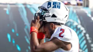 2 SHEDEUR SANDERS JACKSON STATE UNIVERSITY AT BETHUNE COOKMAN UNIVERSITY OCTOBER 15^ 2022 at TIAA BANK FIELD JACKSONVILLE FLORIDA