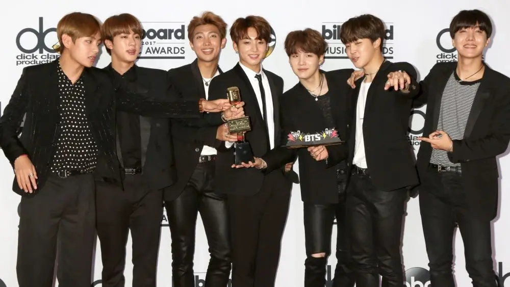 BTS at the 2017 Billboard Awards Press Room at the T-Mobile Arena on May 21^ 2017 in Las Vegas^ NV