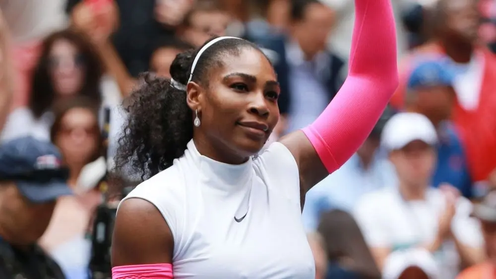 Grand Slam champion Serena Williams of United States celebrates victory after her round three match at US Open 2016 at Billie Jean King National Tennis Center in New York NEW YORK - SEPTEMBER 3^ 2016