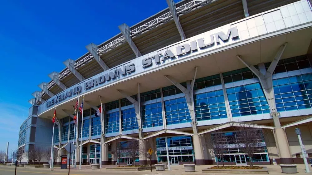 Cleveland Browns Football Stadium. Created 08.18.24