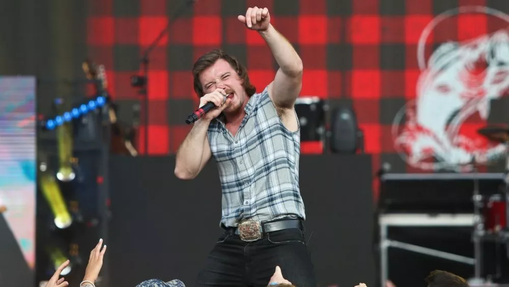 Morgan Wallen performs in concert during the "Can't Say I Ain't Country" Tour on July 20^ 2019 at Northwell Health at Jones Beach Theater in Wantagh^ New York.