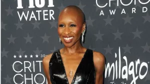 Cynthia Erivo at the 30th Annual Critics Choice Awards held at the Barker Hangar in Satna Monica^ USA on February 7^ 2025.