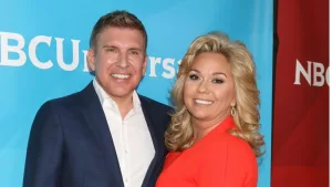 Todd Chrisley^ Julie Chrisley at the NBC Universal Summer Press Day 2016 at the Four Seasons Hotel on April 1^ 2016 in Westlake Village^ CA
