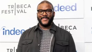 Tyler Perry attends Tribeca Film Festival Directors Series with Gale King at Spring Studios. New York^ NY - June 13^ 2022