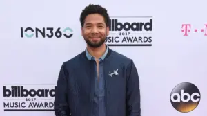 Jussie Smollett arrives for 2017 Billboard Music Awards on May 21^ 2017 in Las Vegas^ NV