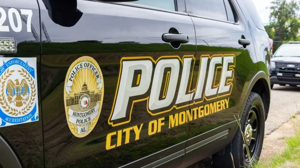 City of Montgomery Police car Montgomery^ AL / USA - August 27^ 2020