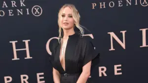 Jennifer Lawrence arrives for the 'Dark Phoenix' Global Premiere on June 04^ 2019 in Hollywood^ CA