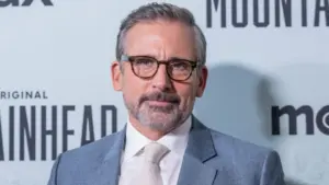 Steve Carell attends world premiere of HBO Original Film Mountainhead at Museum of Modern Art New York^ NY - May 22^ 2025