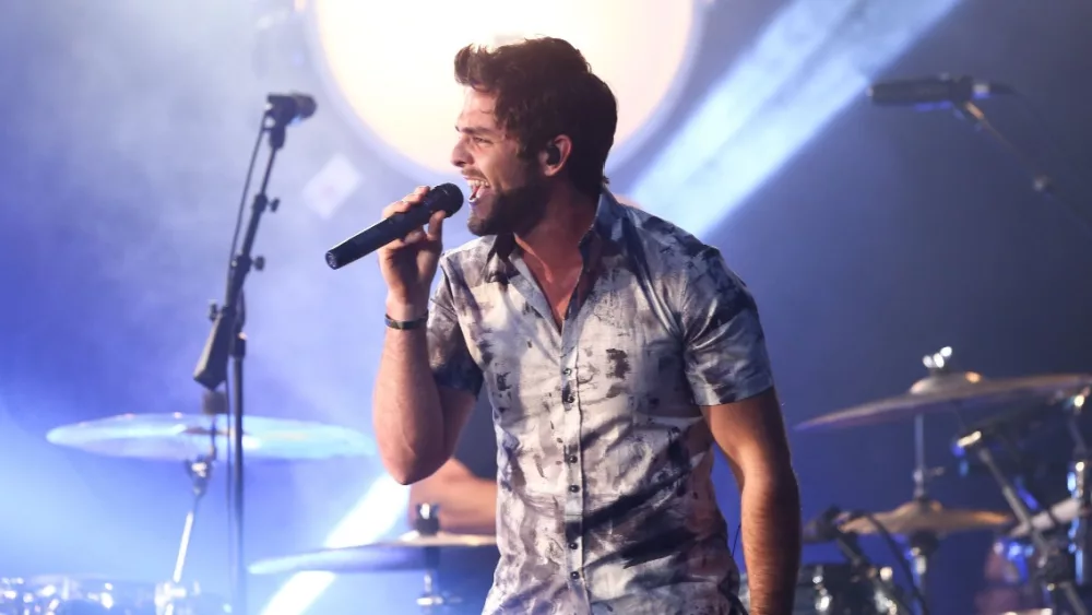 Thomas Rhett at the iHeartRadio Theater in New York City on September 28^ 2015.