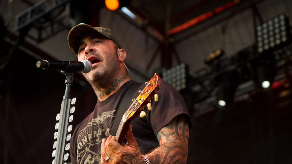 Aaron Lewis of STAIND during Staind Rockstar Uproar Festival on September 25^ 2012 in Nampa^ Idaho.