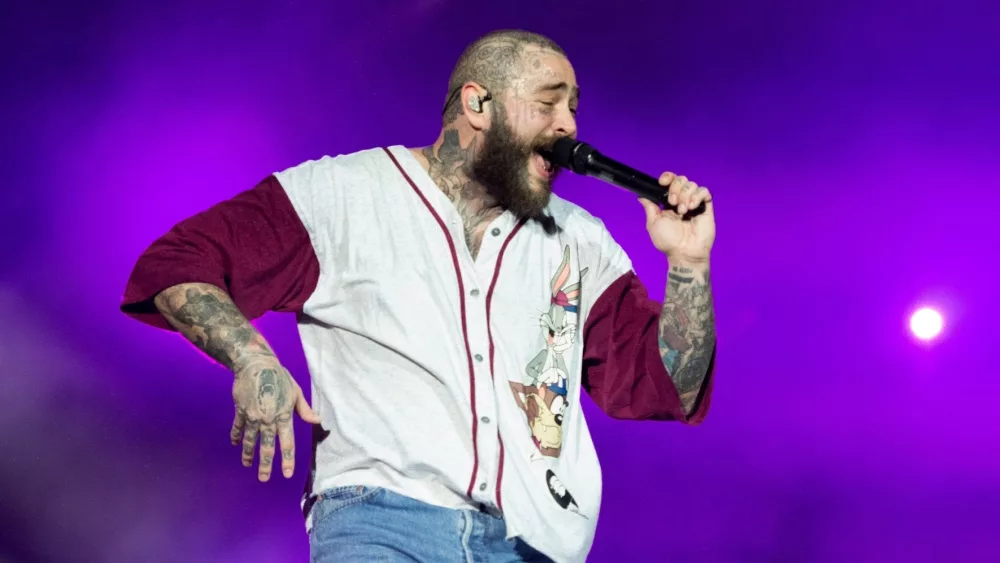 Post Malone at Rock in Rio at the Olympic Park. Rio de Janeiro^ Rio de Janeiro^ Brazil - September 3^ 2022.