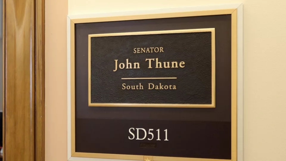 Senate Republicans elect John Thune as next Senate majority leader