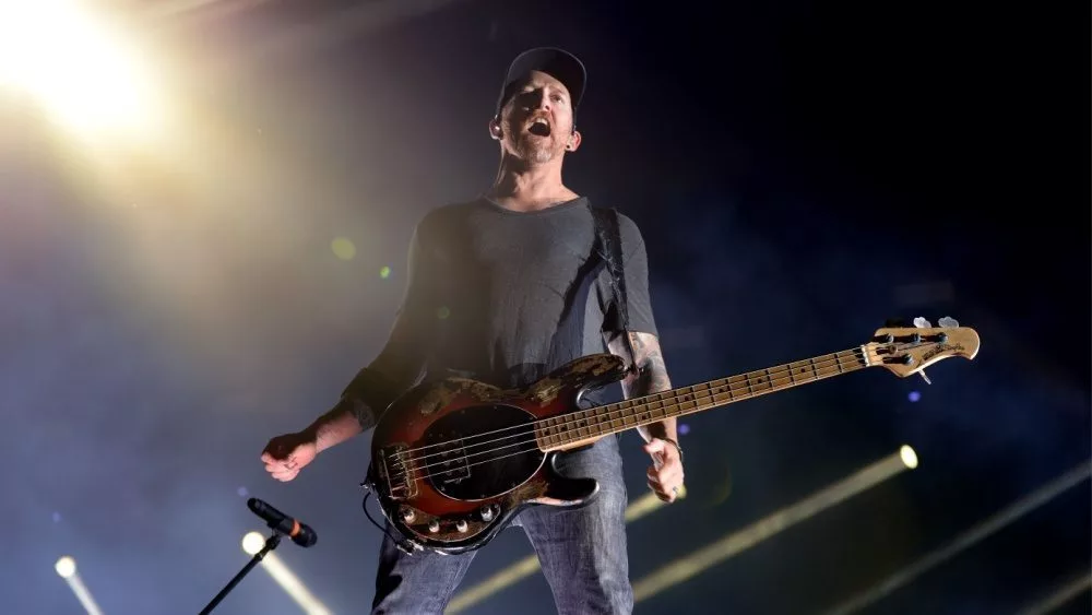 Linkin Park perform in concert at Download (heavy metal music festival) on June 22^ 2017 in Madrid^ Spain.