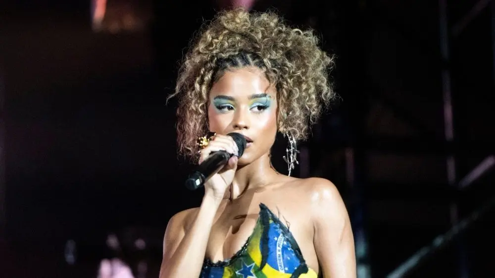 Tyla on the fifth day of Rock in Rio 40 years in the city of Rock. Rio de Janeiro^ Rio de Janeiro^ Brasil September 20