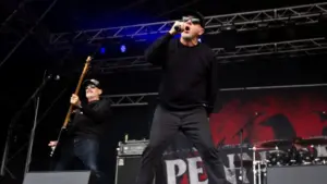 Rock band Pennywise performs live at Slam Dunk festival in the UK. Leeds^ United Kingdom^ 26th May 2024.