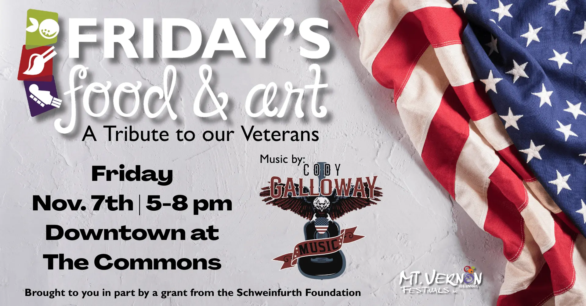 Friday’s Food and Art – A Tribute to our Veterans