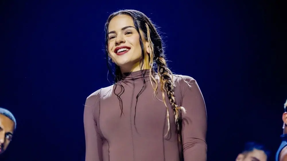 Concert of Rosalía 29 June 2023. Rock Werchter Festival Werchter^ Belgium