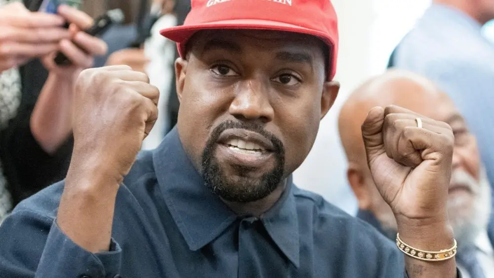 Kanye West speaks as he meets with US President Donald J. Trump in the White House Oval Office. Washington^ DC US - Oct 11^ 2018