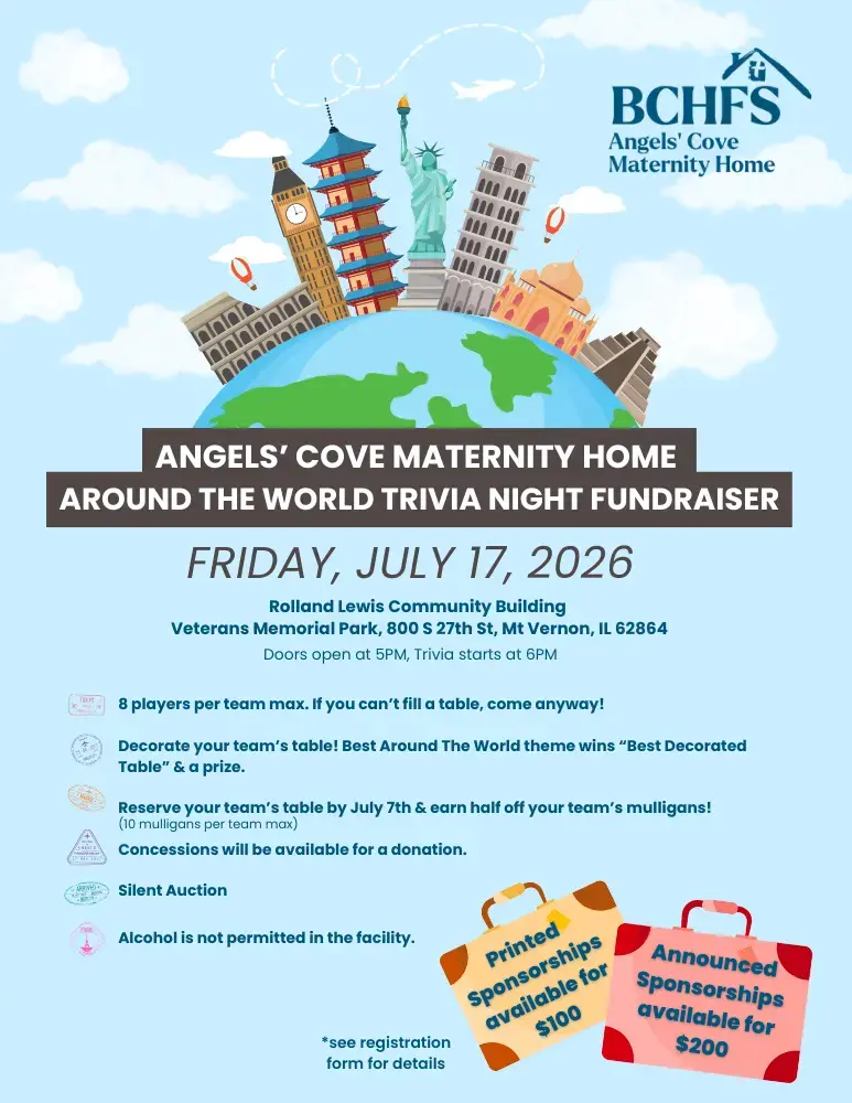Angels’ Cove Maternity Home Trivia Night – Around The World