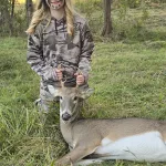 Finley Perry: Finley is 12 and in 7th grade at Goreville. Last week she went hunting during youth season for her first time with her dad. She got her first deer within 15 min of getting in the stand. She made a lifetime memory with dad on our family farm. She can't wait to go again.