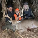 Katie Gosha: Kyler Chapman, 9, shot his first buck this year in Williamson County, IL. This is the first time mom, Katie Gosha got to accompany Kyler and his step dad, Todd Gosha on one of his hunts. Definitely a memorable moment for all of us!