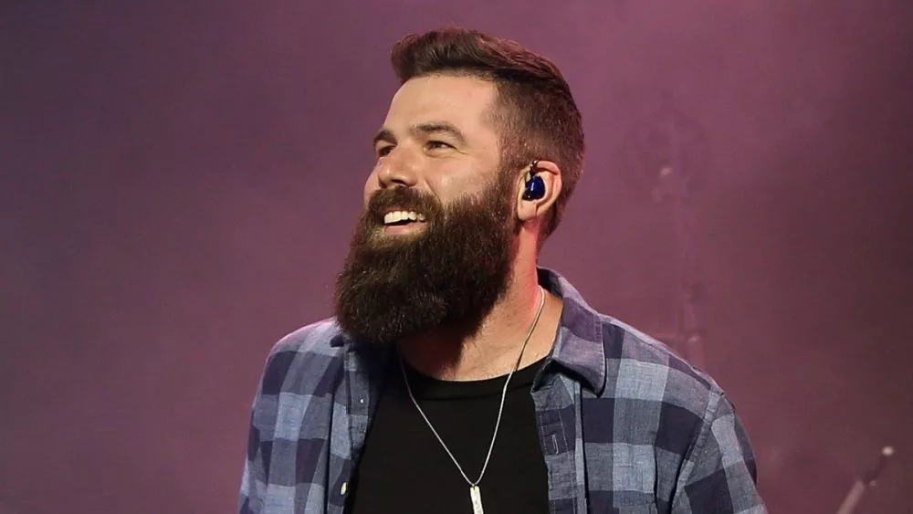 Jordan Davis performs at CMT's RAMJAM on June 3^ 2019 at TopGolf in Nashville^ Tennessee.