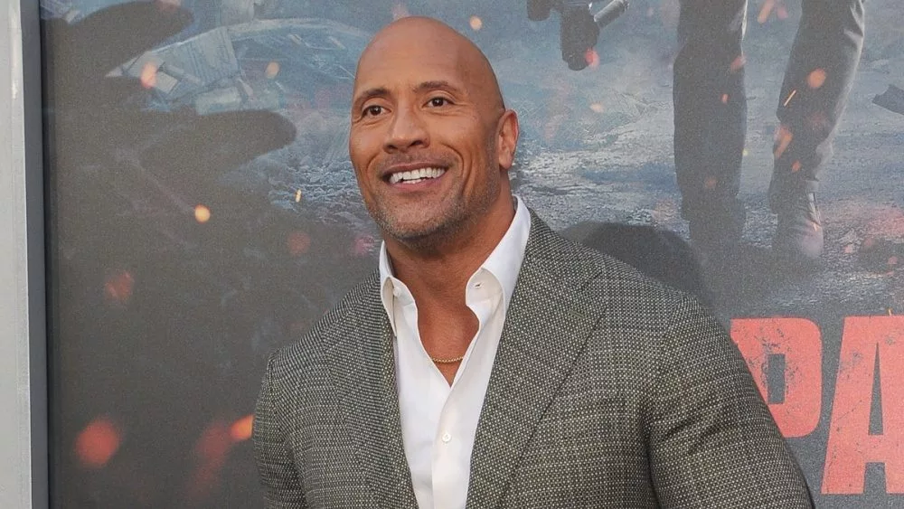 Dwayne Johnson at the Los Angeles premiere of 'Rampage' held at the Microsoft Theater in Los Angeles^ USA on April 4^ 2018.