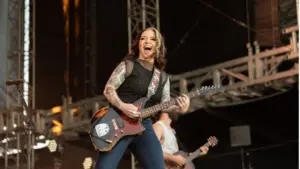 Ashley McBryde performs in concert on April 5^ 2024 in Fort Lauderdale^ Florida. The performance was part of the Tortuga Music Festival.