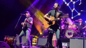 The Avett Brothers perform in Hollywood^ Florida on November 17^ 2024.