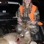 Jacqueline Warren: I shot this Buck on private property in williamson County. It was the last evening of shotgun season and I was praying for a Big buck to come in. I never lost hope that a buck would come out. It was about 30 minutes until til dark and he came out from behind me and walked right in front of me. Giving me the perfect shot at about 30 yards. Was a great hunt! I was surely blessed.