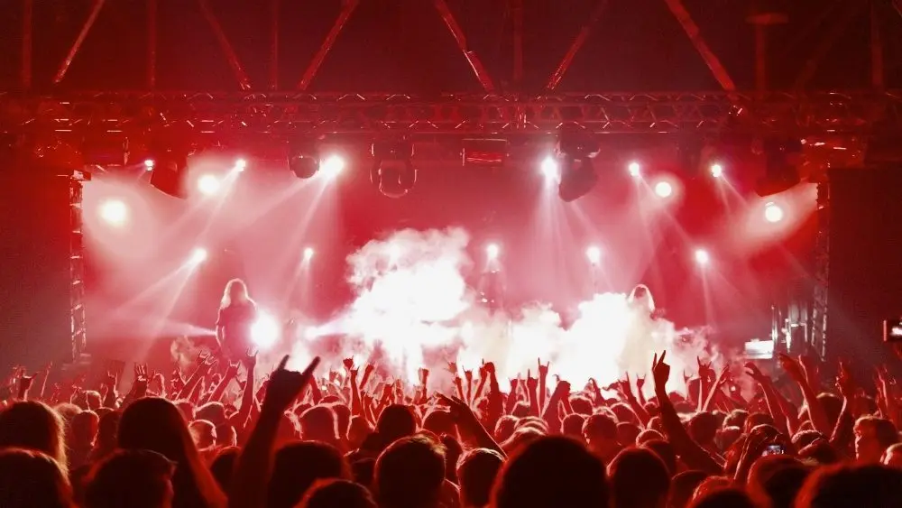 Crowd at concert