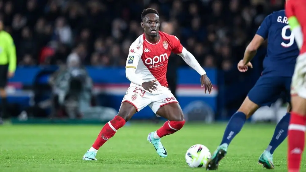 Folarin Balogun during the Ligue 1 football (soccer) match between Paris Saint-Germain PSG and AS Monaco ASM at Parc des Princes in Paris^ France^ on November 24^ 2023.