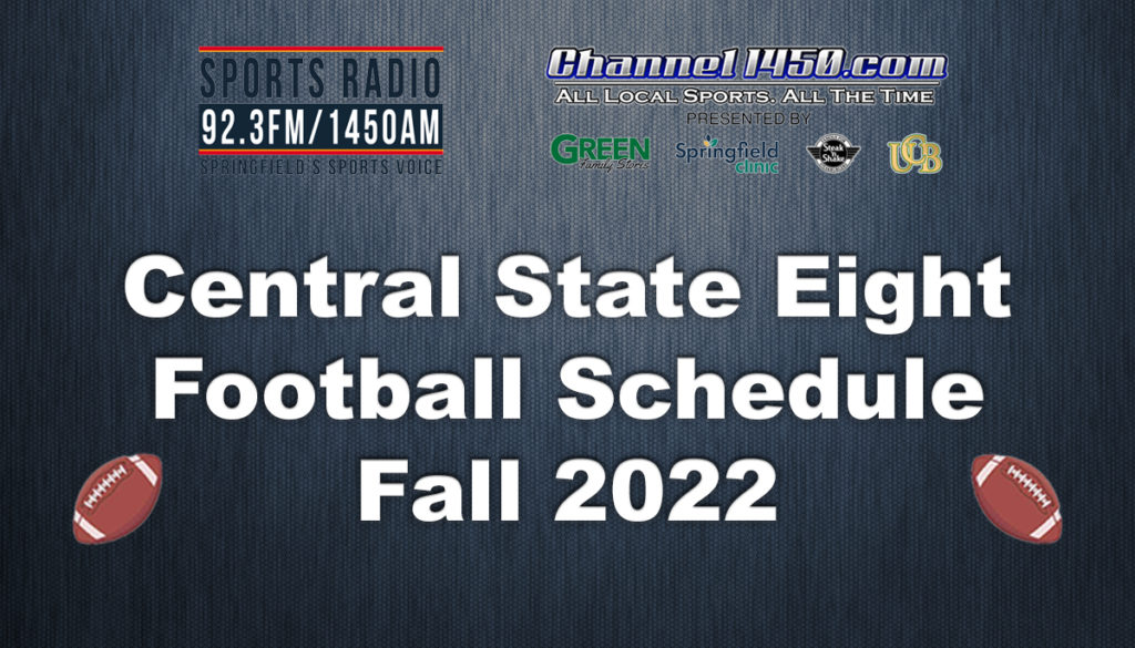 2022 Central State Eight Football Schedule Channel 1450