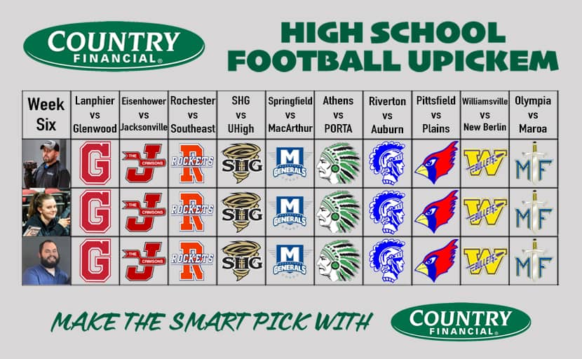 COUNTRY Financial High School Football UPickEm 2023 – Week Six