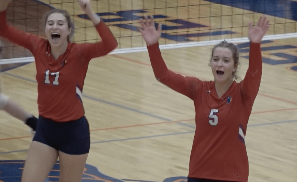 Williamsville vs Pleasant Plains Sectional Volleyball Channel 1450