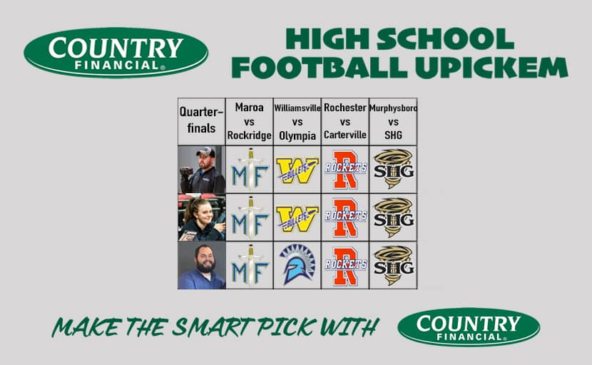 COUNTRY Financial High School Football UPickEm: Quarterfinals