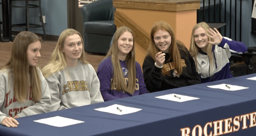 Three Division 1's and Two Division 2's At Rochester Fall Signing Day ...