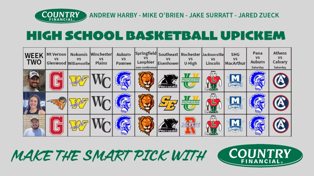 COUNTRY Financial High School Basketball UPickEm 2023 Week Two