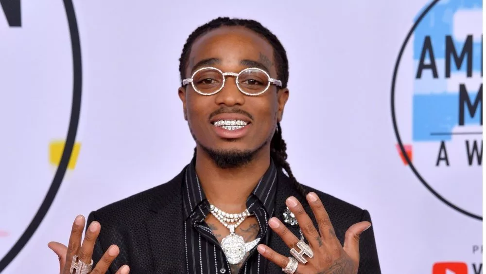 Quavo at the 2018 American Music Awards at the Microsoft Theatre LA Live. LOS ANGELES^ CA. October 09^ 2018
