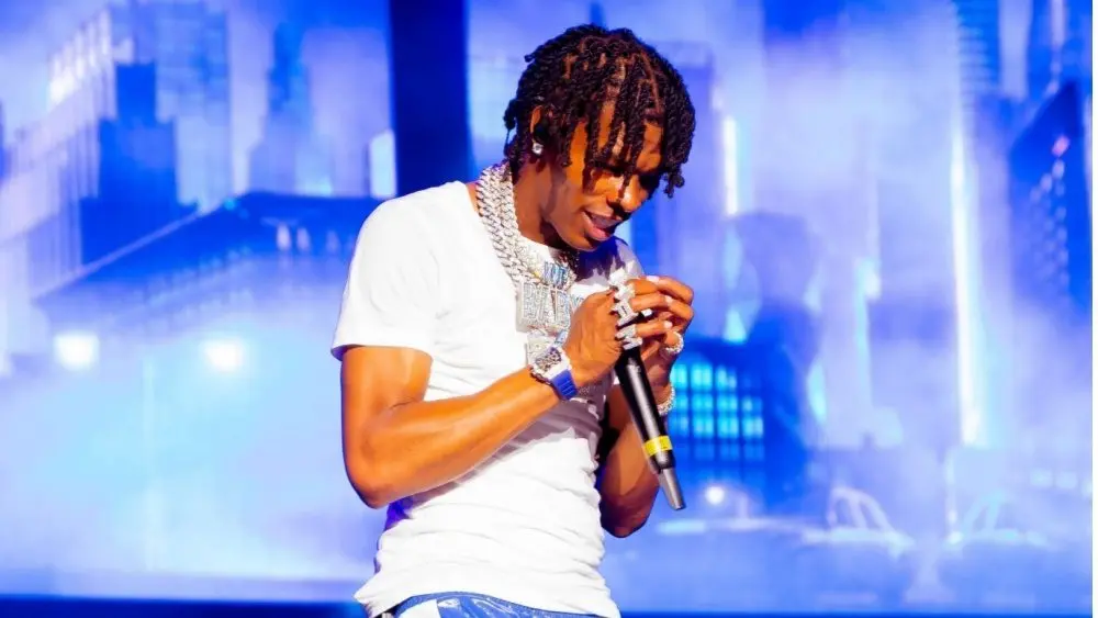 Lil Baby performing at birthday bash 25 Atlanta^ Georgia USA - JULY 17 2021