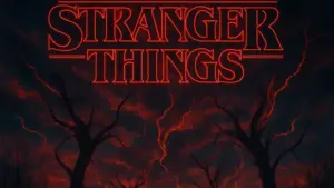 'Stranger Things' background This content was generated by an Artificial Intelligence (AI) system.