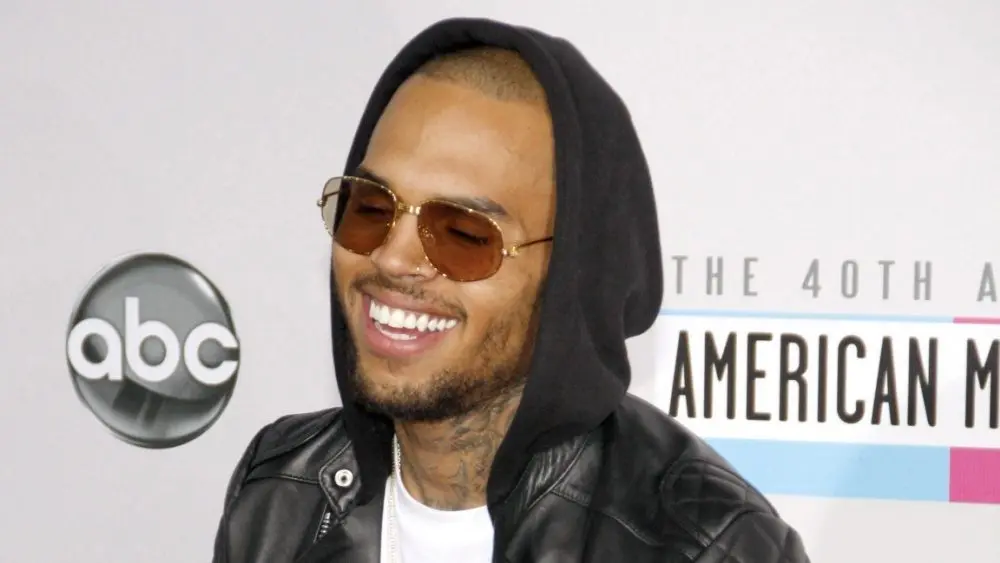 Chris Brown at the 40th Anniversary American Music Awards held at the Nokia Theatre L.A. Live in Los Angeles^ California^ United States on November 18^ 2012.
