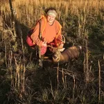 Jessica Dollins: I got the deer on opening day in the golden hour. It's an 8 pointer. My husband helped me hoist him up the sxs. We dropped him off at Country Roads Meat market in Wapappelo to be processed. I shot him and he dropped like a sack of taters... after we loaded him up I went to get my stuff out of my stand and was walking back to the side by side. I tripped and fell and broke my foot putting an end to my hunting season.