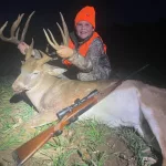 Connor Nenninger: Connor was on a hunting adventure with his dad during youth season. This was the first deer he has ever shot. The deer was about 50 yards away and he shot between two trees and got it right in the heart. Connor and his dad thought it was just a smaller buck until they got closer. This deer was a 12 pointer and scored 186 gross.