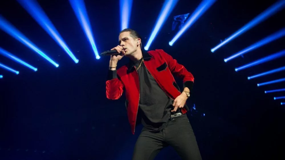 G-Eazy performs at the Oracle Arena in Oakland. Oakland^ CA/USA - 12/14/2016