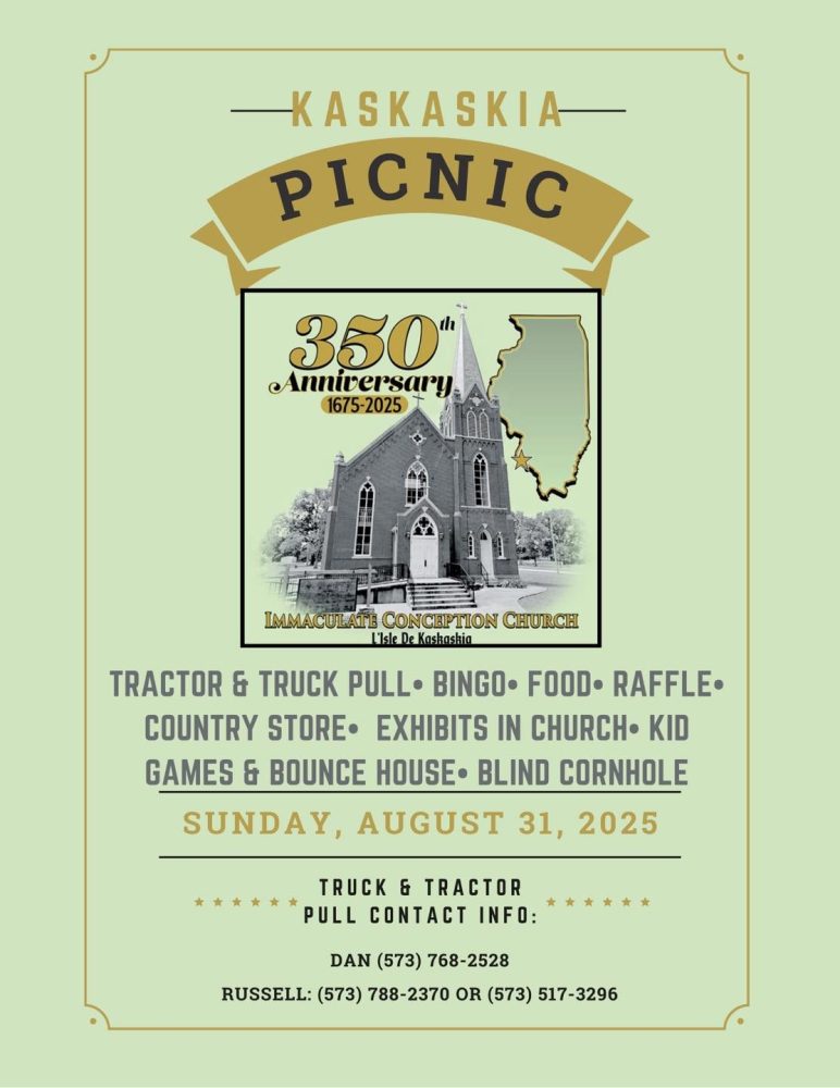 350th Anniversary Picnic – Immaculate Conception Church of Kaskaskia